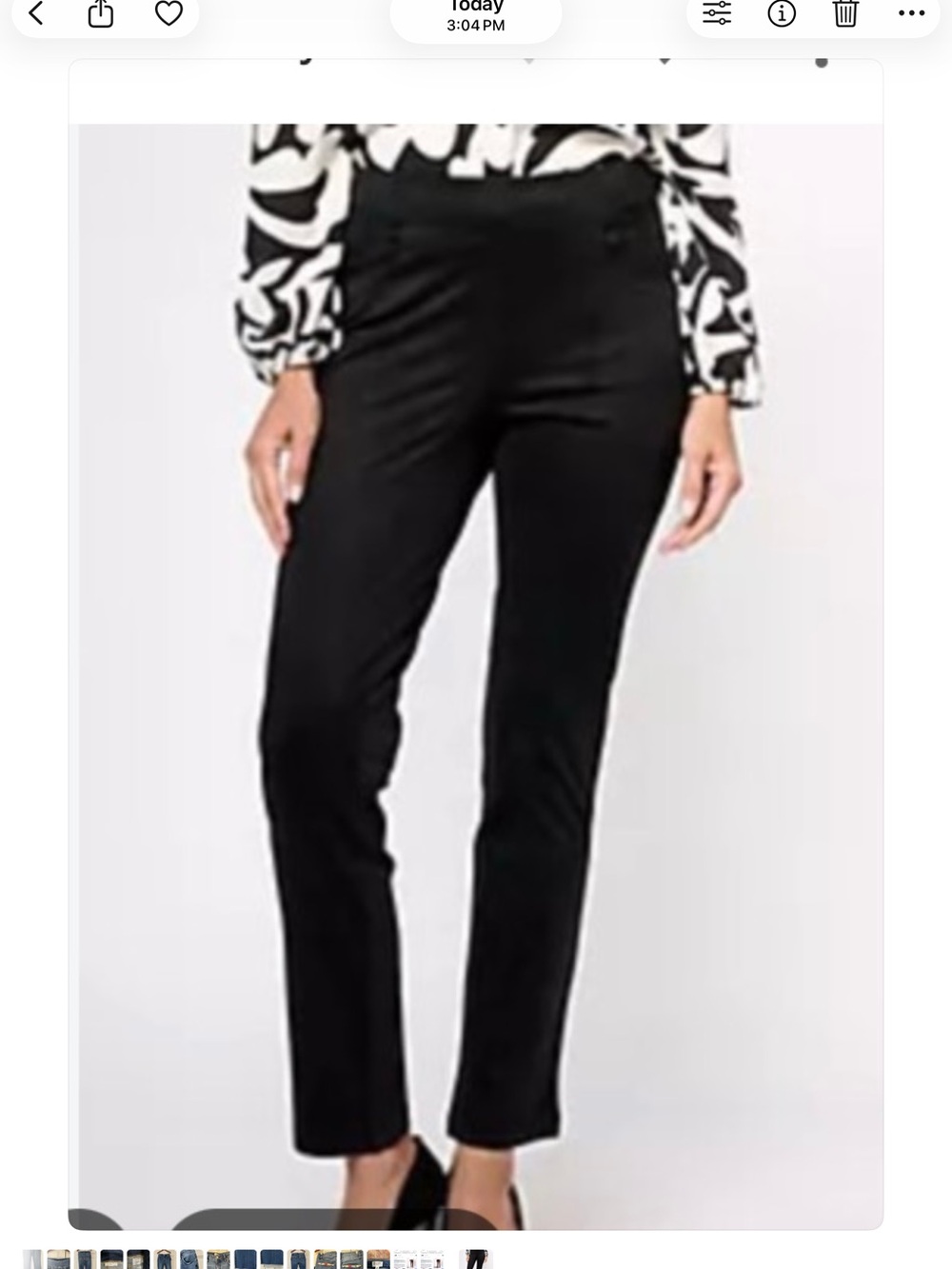 Kim Gravel mixed media faux suede and ponte black Straight-Leg Women's Pants
